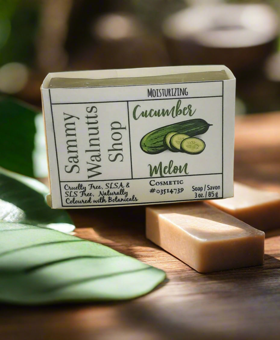 Cucumber & Melon Soap Bars - Vegan & Cruelty Free