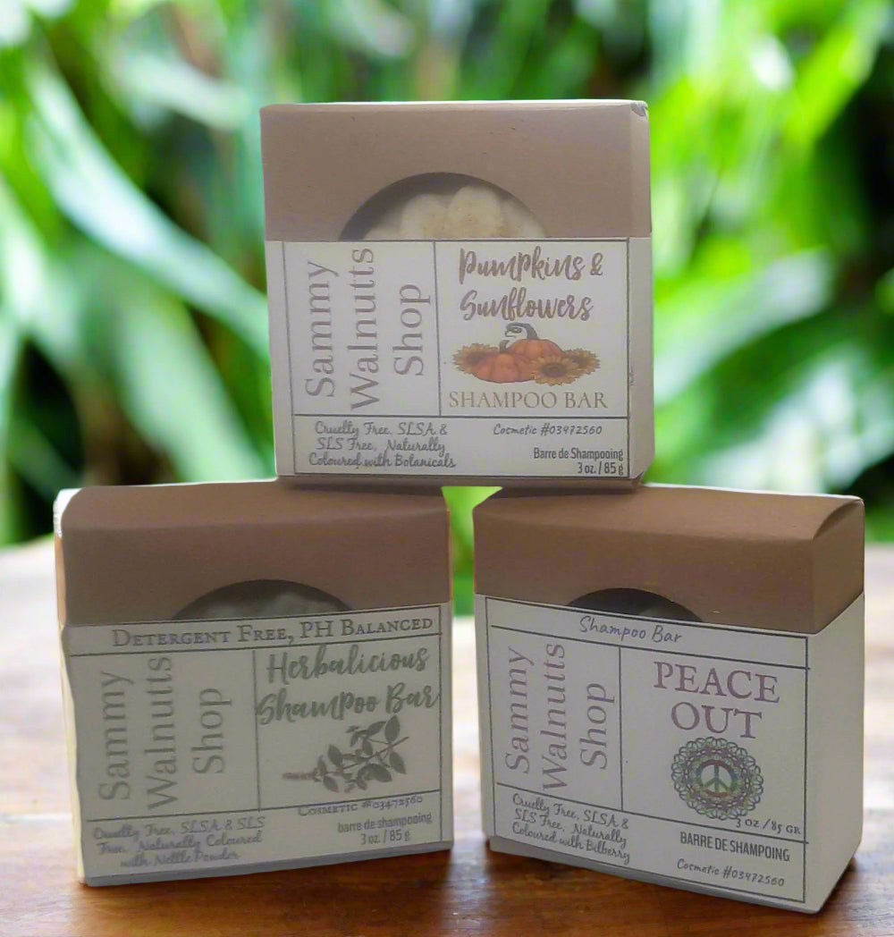 Solid Shampoo Bars, Vegan, SLS and SLES Free, No "Break In" Period