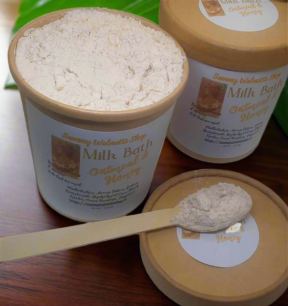 Decadent Oatmeal and Honey Milk Bath