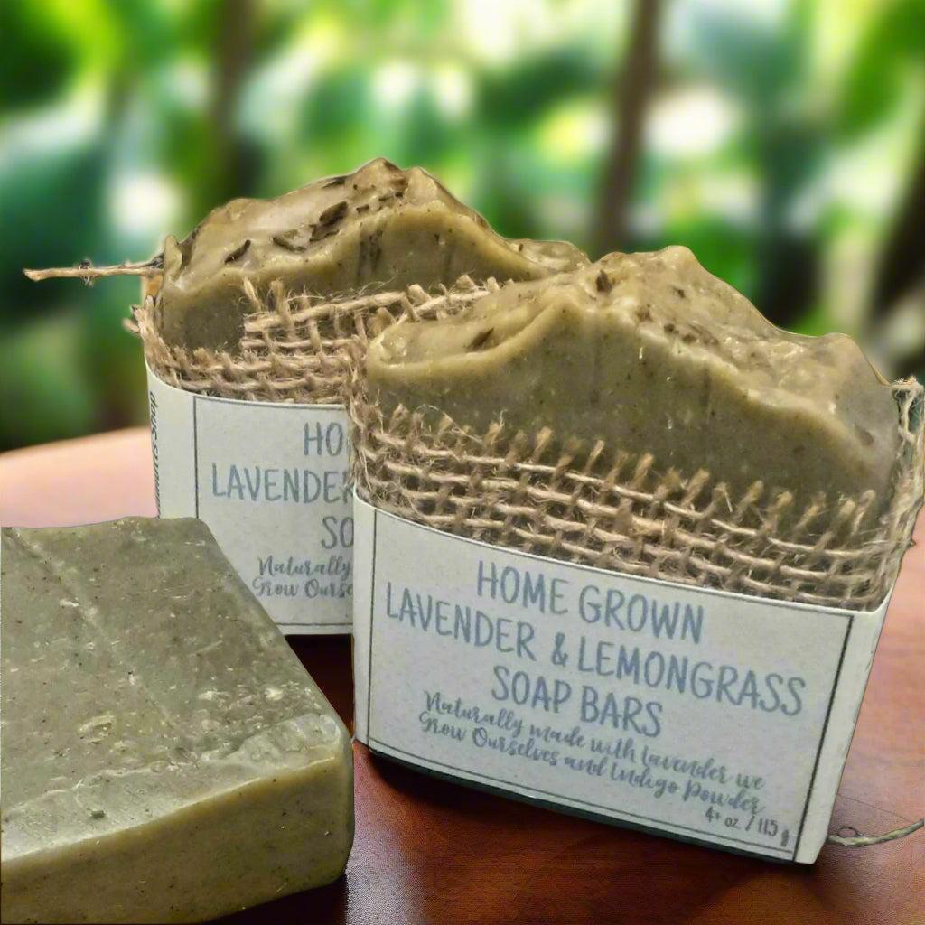 Homegrown Lavender & Lemongrass Soap Bars