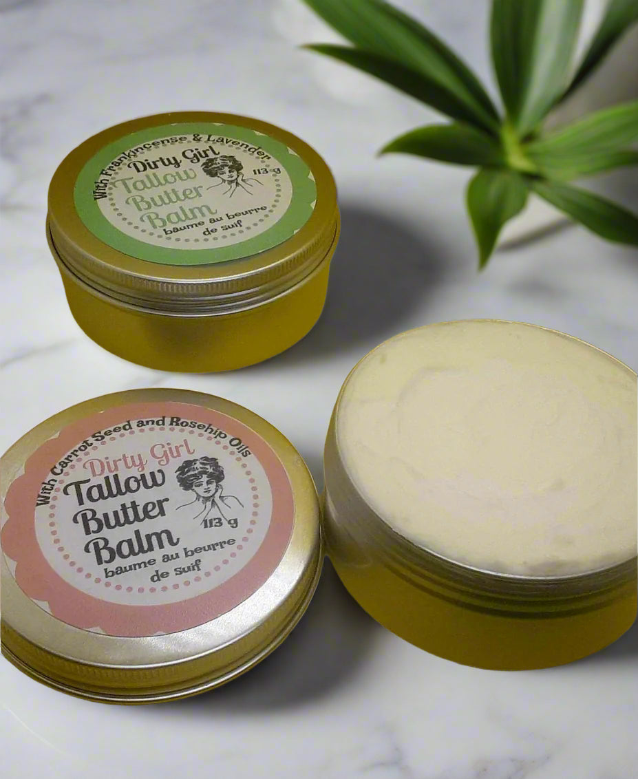 Whipped Tallow Butter Balms - For Lips, Face & Body