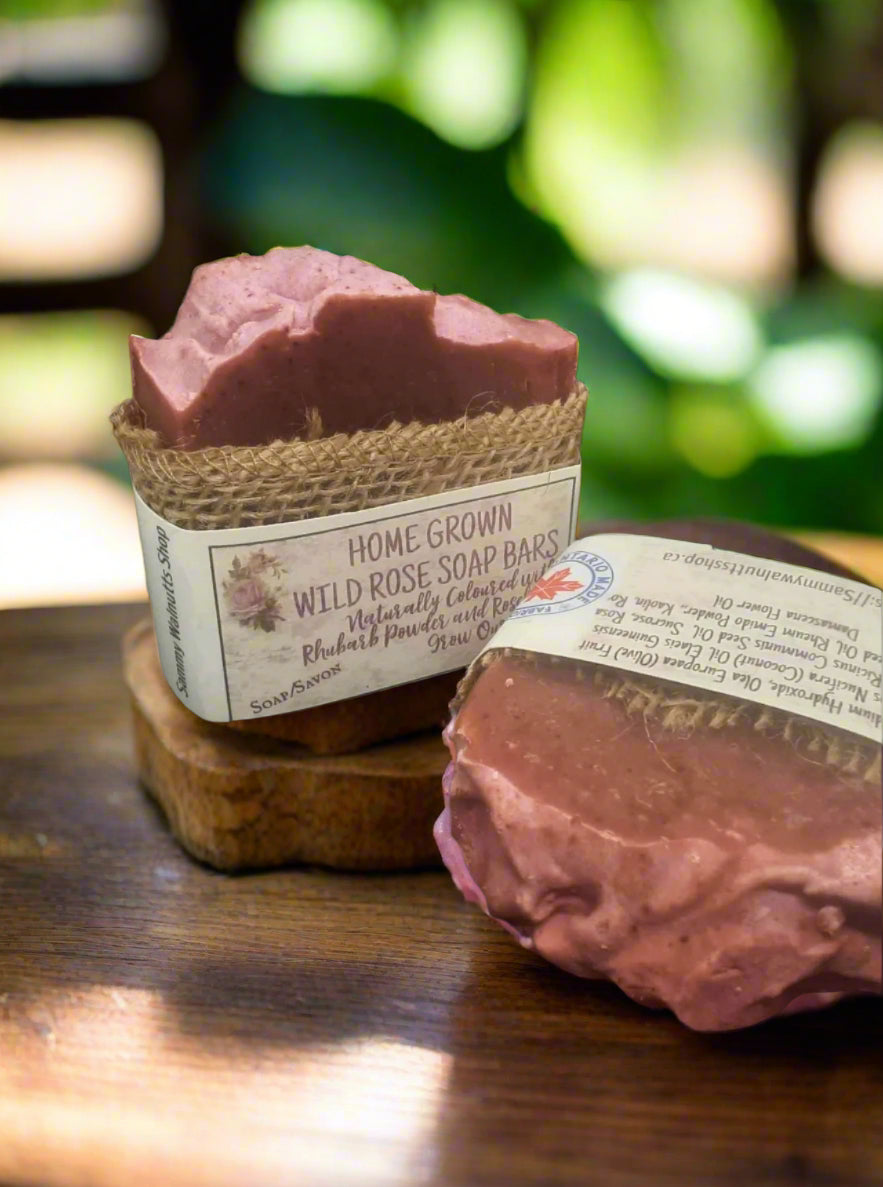 Homegrown Wild Rose Soap Bars