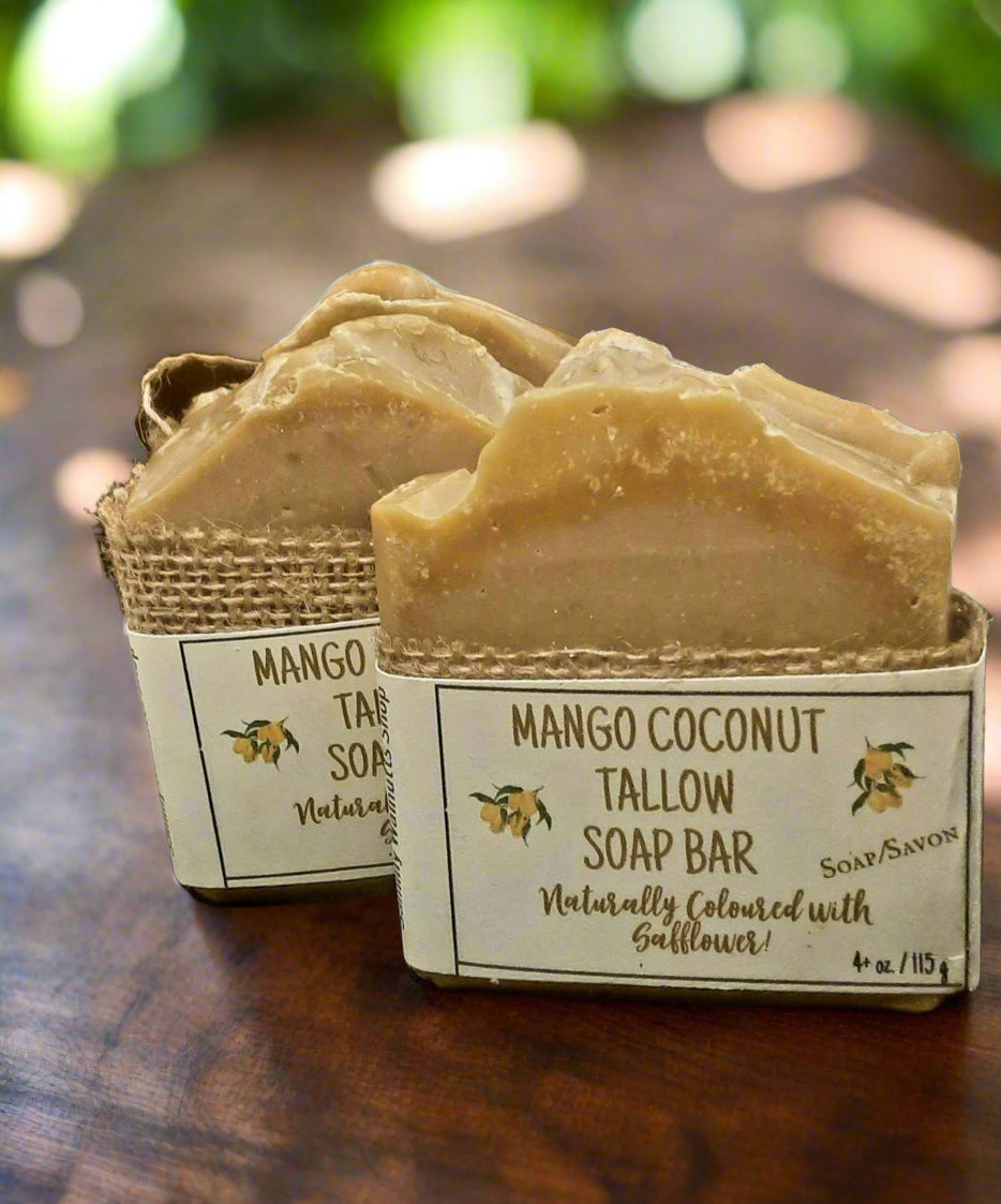 Old Fashioned Mango Coconut Tallow Soap Bars