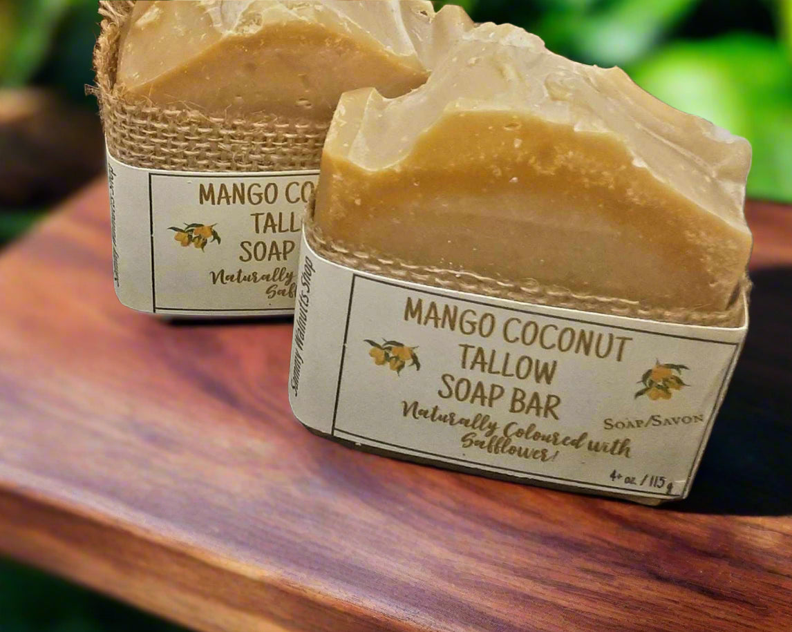 Old Fashioned Mango Coconut Tallow Soap Bars
