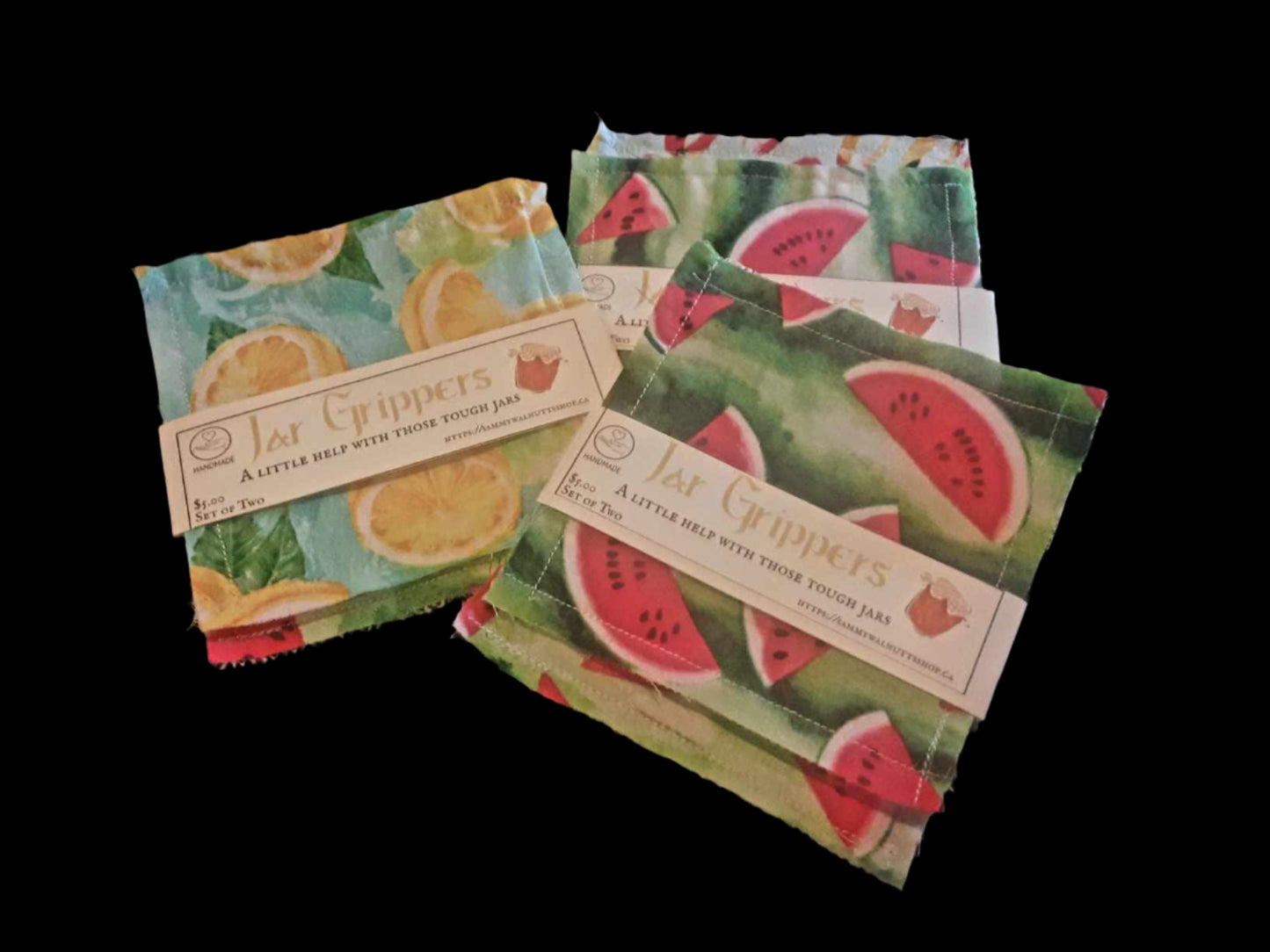 Cotton Jar Grippers - Set of Two