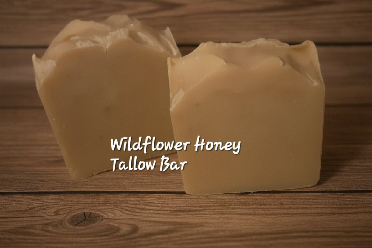 Old Fashioned Wildflower Honey Tallow Bar
