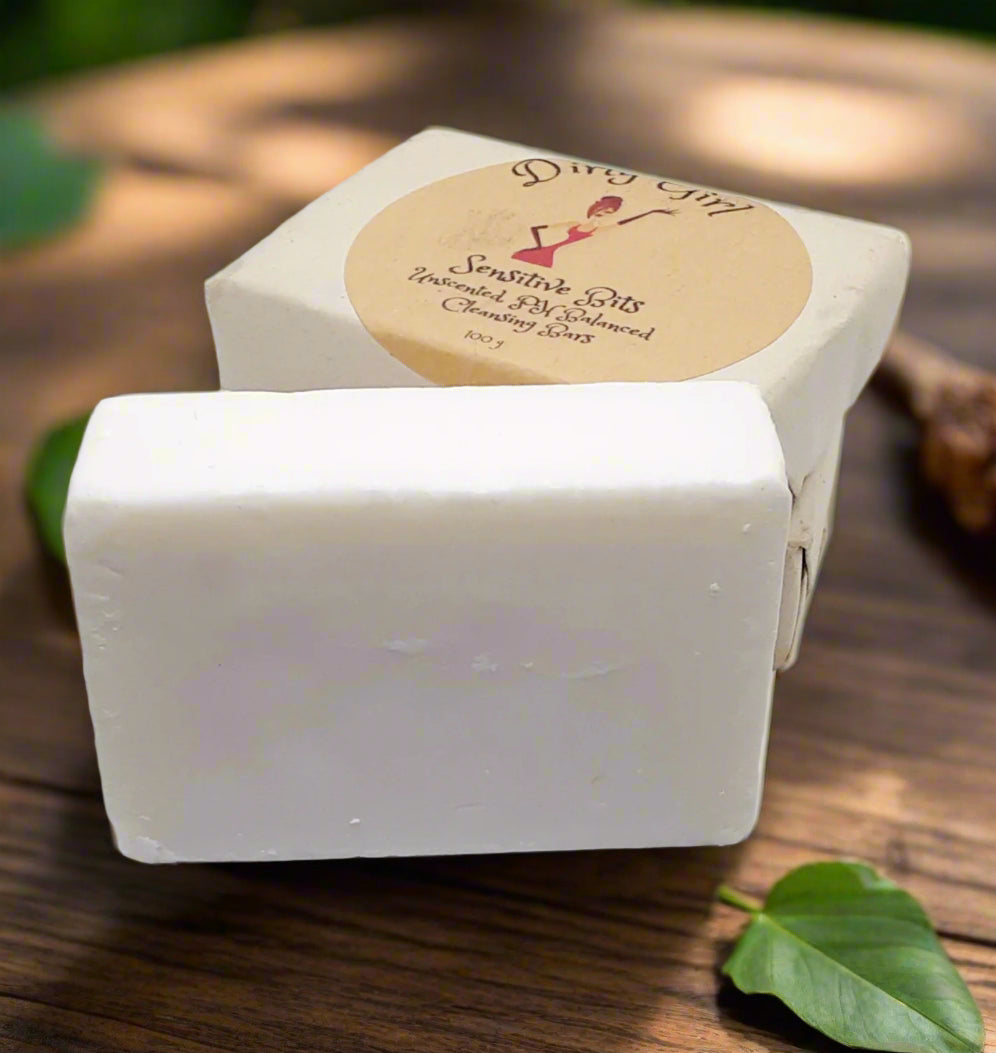 Dirty Girl Sensitive Bits Cleansing Bars, Vegan, SLS and SLES Free