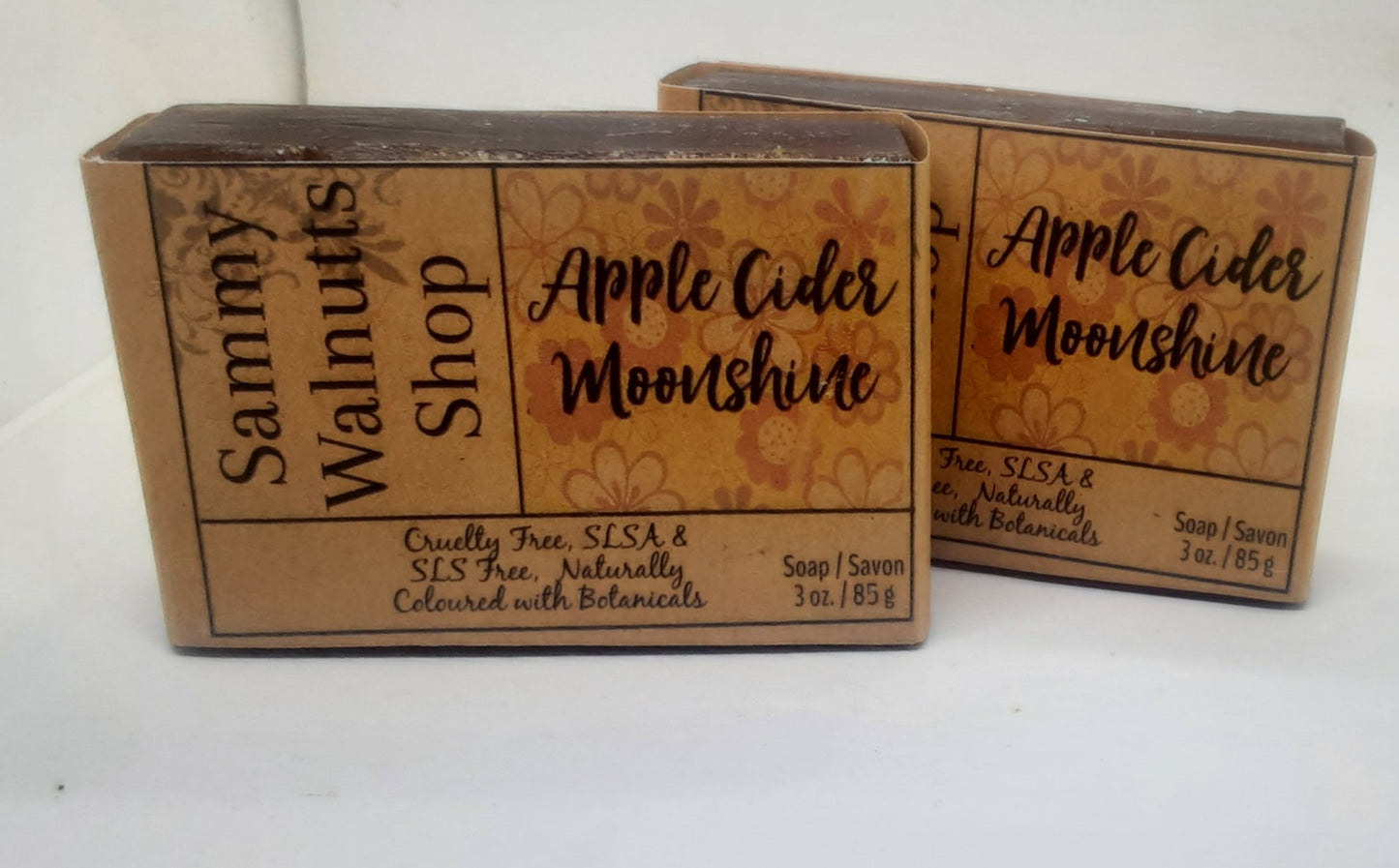 Apple Cider Moonshine Soap Bars - Vegan, Biodegradable, Cruelty Free
