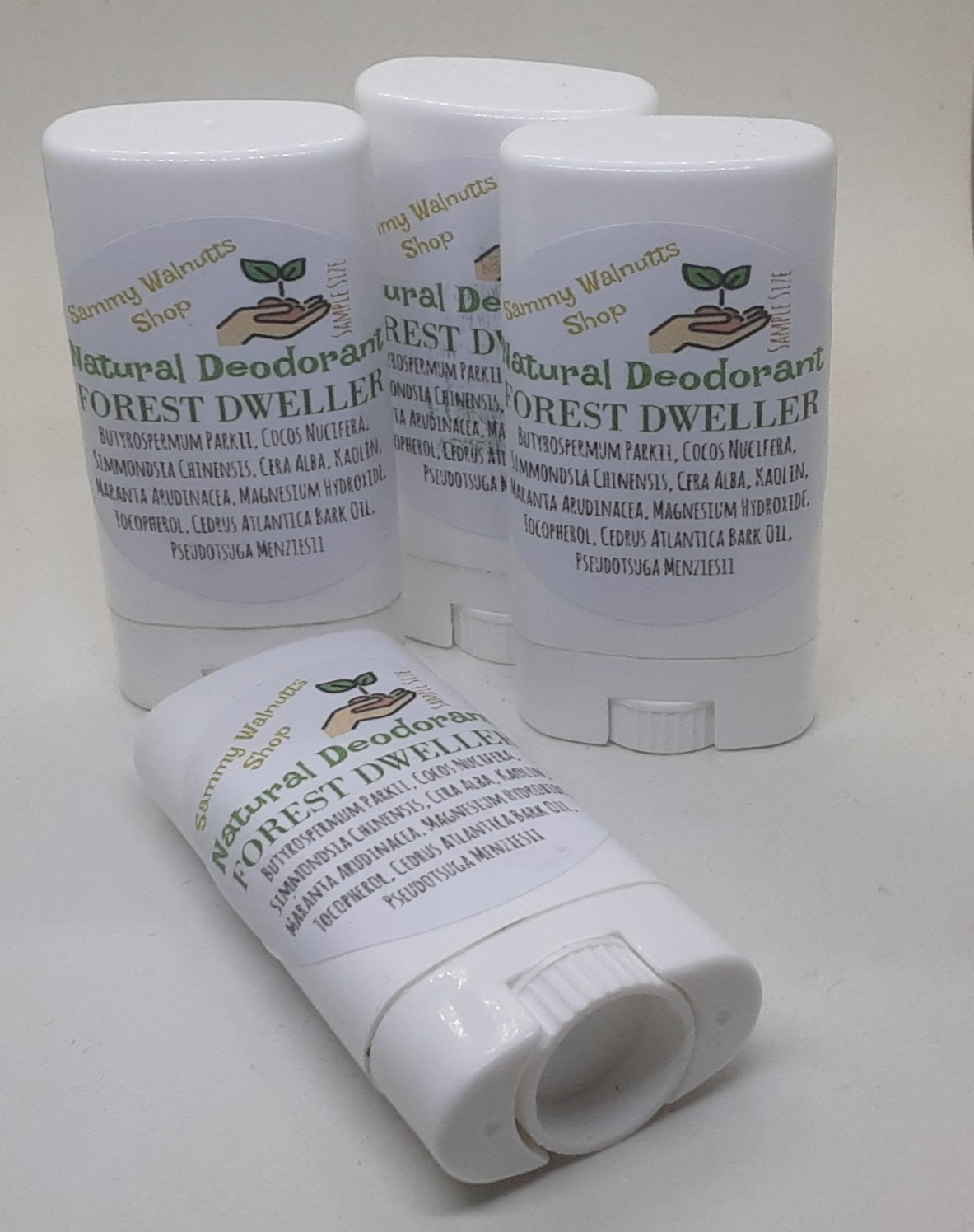 Natural Deodorants for Underarms, Décolletage and Feet, Baking Soda Free - TRAVEL SIZE