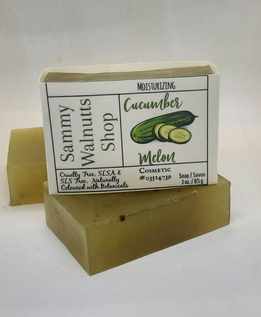 Cucumber & Melon  Soap Bars - Vegan & Cruelty Free