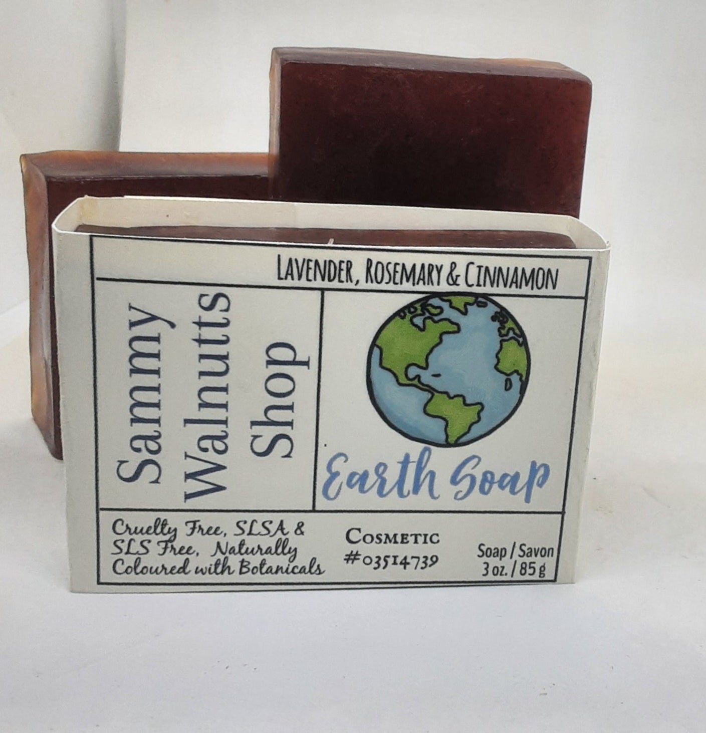 Earth Soap, Vegan, Naturally Coloured, Cruelty Free