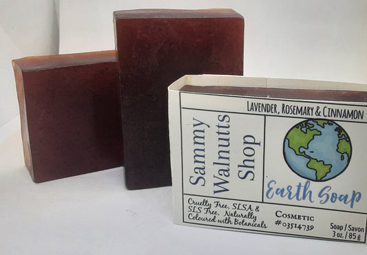 Earth Soap, Vegan, Naturally Coloured, Cruelty Free