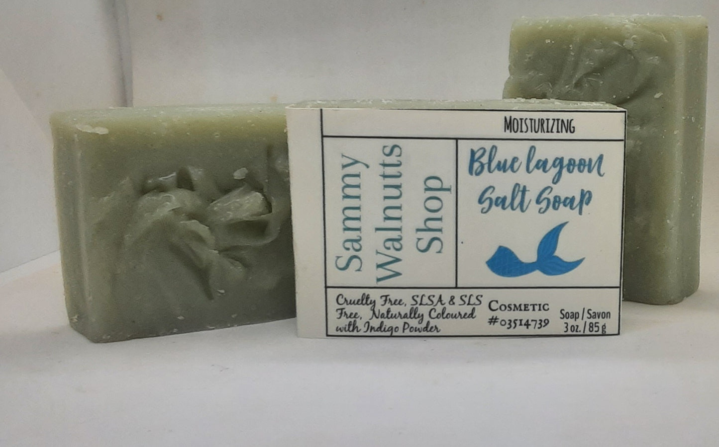 Blue Lagoon Himalayan Salt Soap - Naturally Coloured, Vegan, SLS and SLES Free