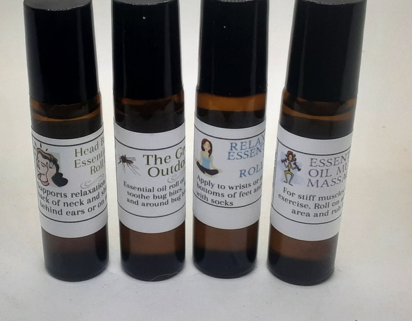 Aromatherapy Rollerballs with Essential Oils