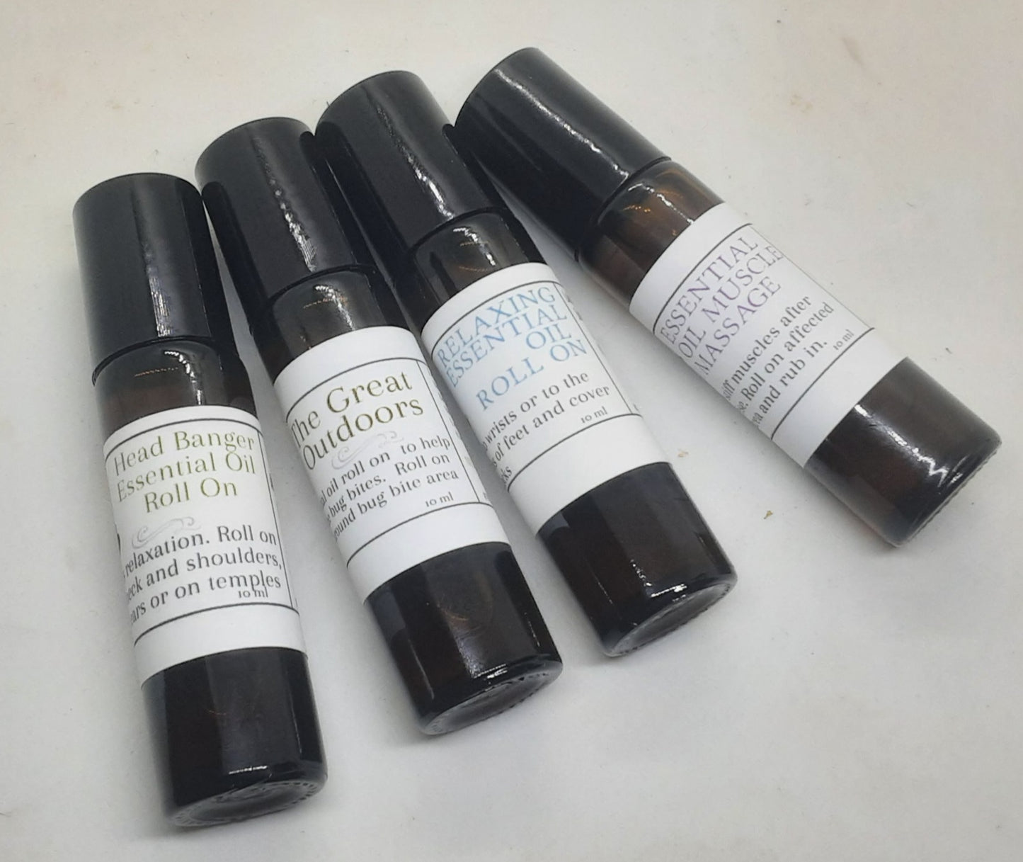 Aromatherapy Rollerballs with Essential Oils