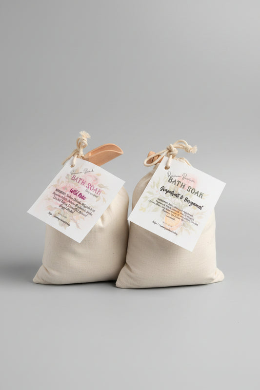 Bath Salts - Wild Rose or Grapefruit Patchouli
