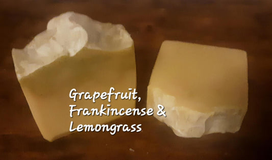 Homegrown Lemongrass, Grapefruit & Frankincense Soap Bars