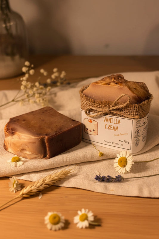 Vanilla Cream Cold Process Soap Bars