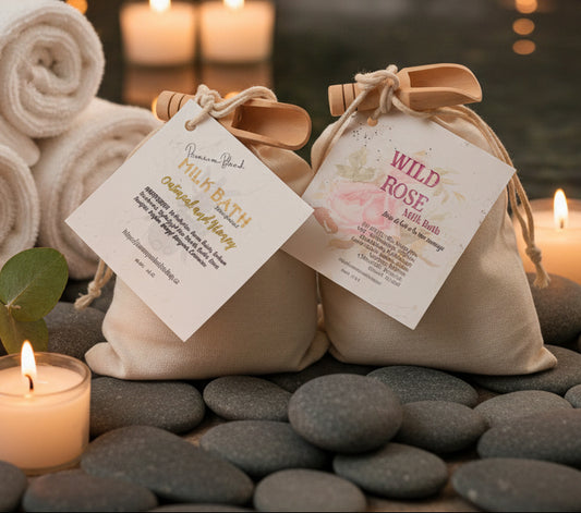 Decadent Milk Baths - Wild Rose or Oatmeal and Honey