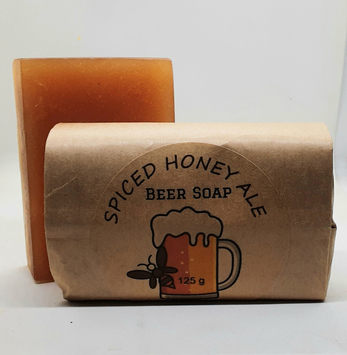 Real Beer Soap - Spiced Honey Ale - Naturally Coloured, SLS and SLSA Free