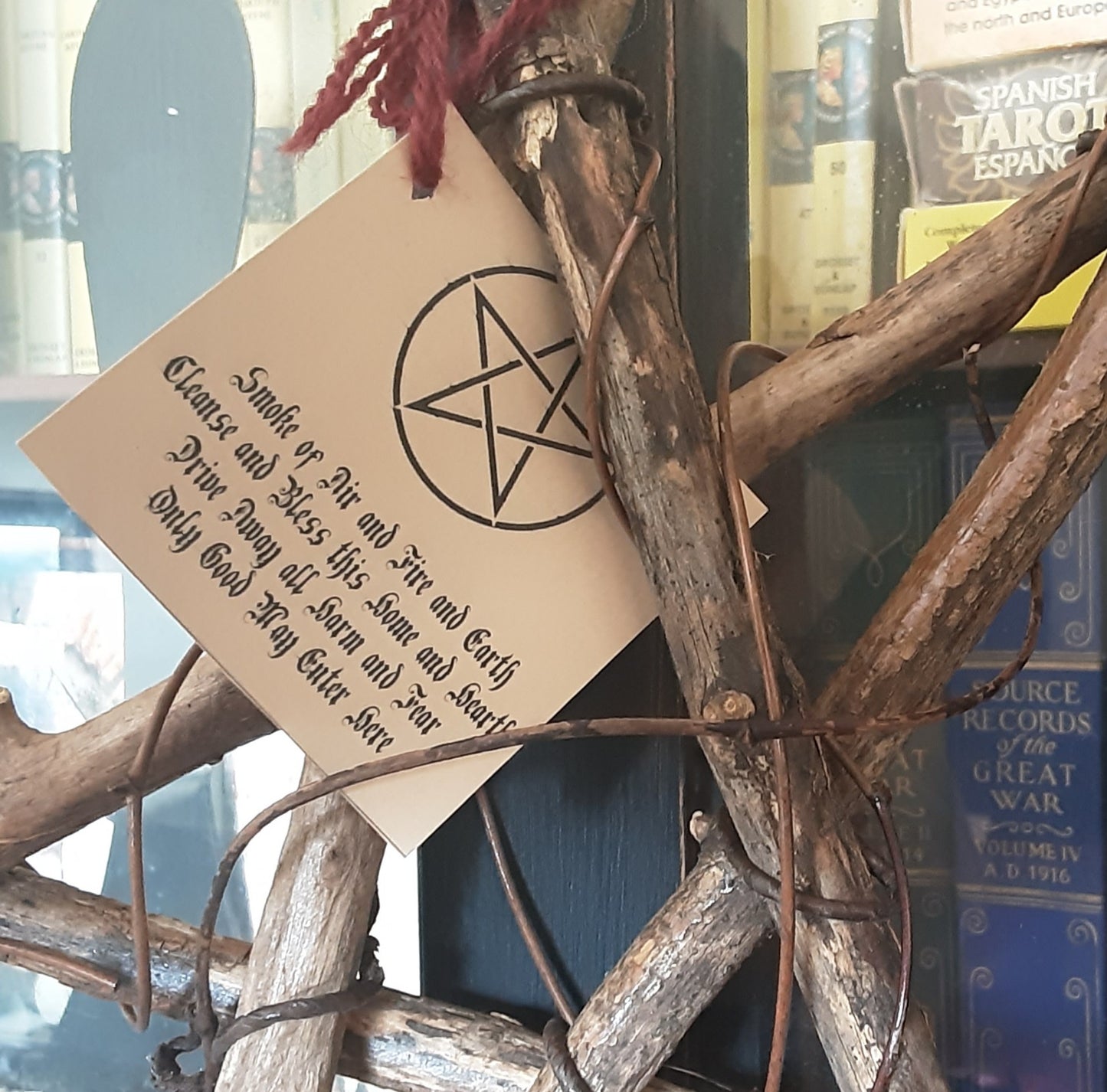 House / Garden Shed Pentagram Protection Hanging Charm